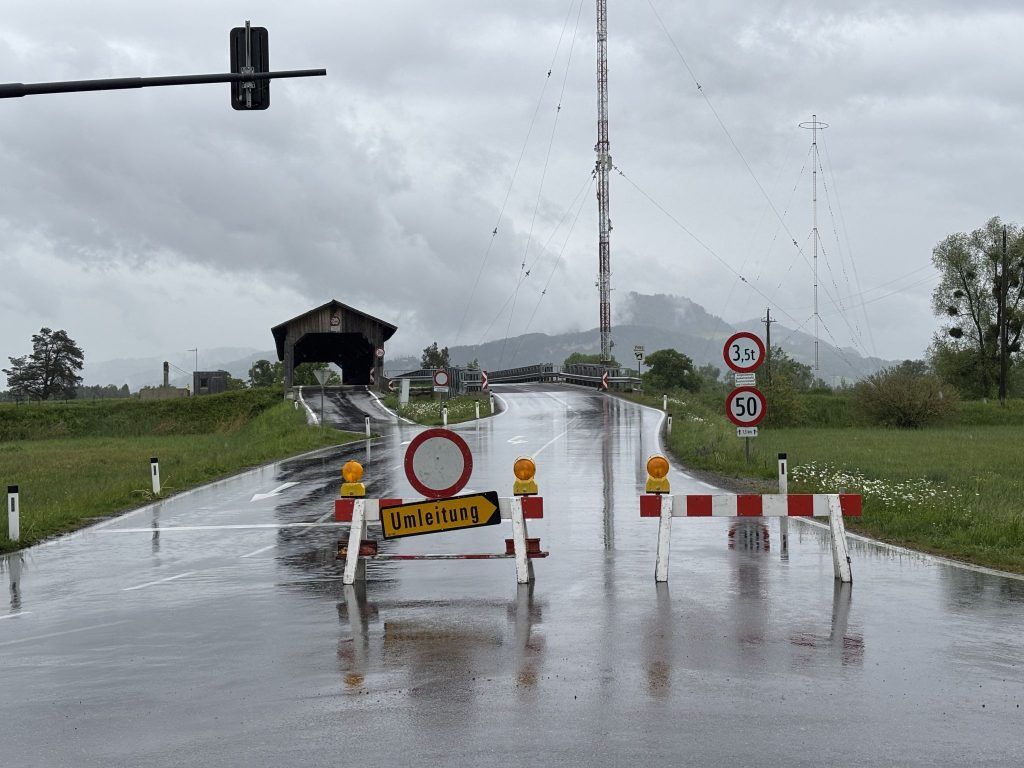 Senderstraße diese Woche gesperrt