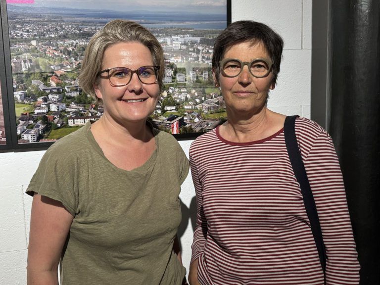 Literarisches Ereignis : Lu Heimbach (Stadtbücherei Bregenz) mit Ursula Faigle.