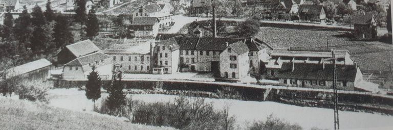 Wie Ganahl aus Frastanz ein Industriezentrum machte: Untere Fabrik um 1930. Foto: Gemeindearchiv Frastanz