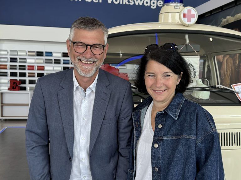 Mobilität und Leidenschaft: Unter den Besuchern: Manfred und Monika Brunner.