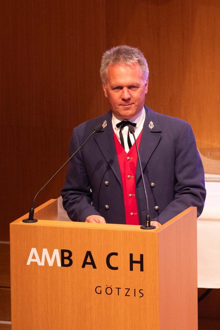 Blasorchesternachwuchs AmBach in Götzis : Landesobmann vom Vorarlberger BlasmusikverbandThomas Rudigier