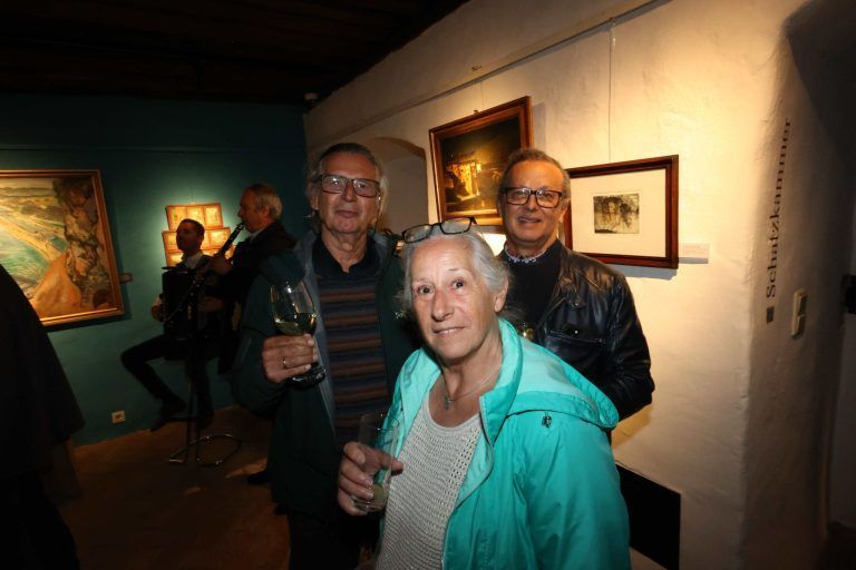 Gastrohistorie in Buch und Schau: Horst Peiskar, Irene Stadelmann und Dica Ferreira.