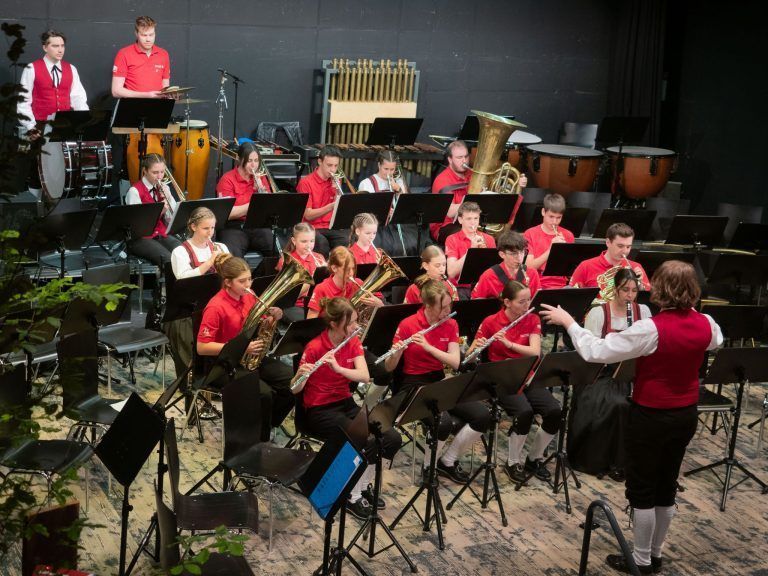 Frühjahrskonzert des Musikvereins Fraxern: Jungmusik des Bürgermusikverein Fraxern