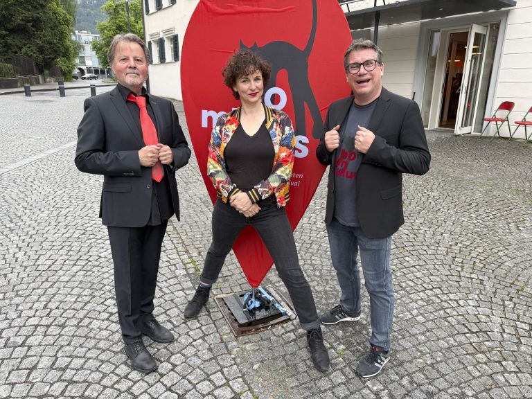 Präsident Günter Bucher, Künstlerische Leiterin Susi Claus und GF Dieter Heidegger luden zum 34. Figurentheaterfestival Homunculus .JPG