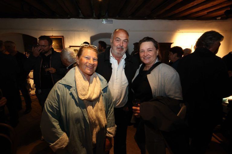 Gastrohistorie in Buch und Schau: Jutta und Matthias Scheyer, OV Elisabeth Pucher.