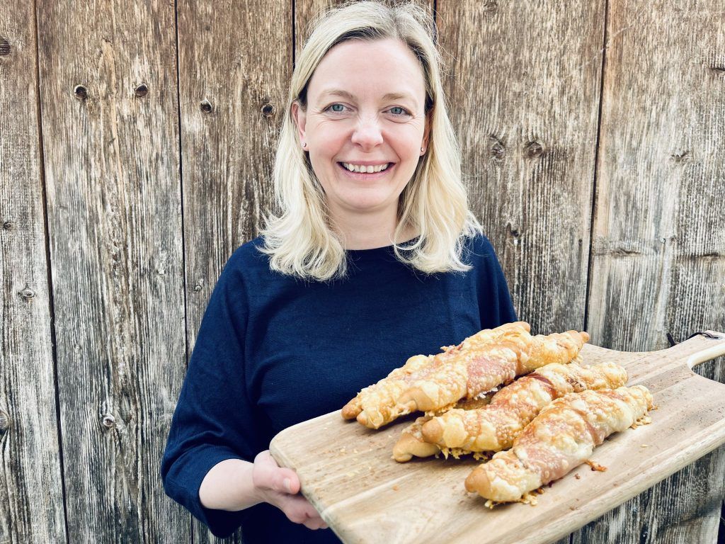 Feine Käse-Speck-Stangen für die Jause