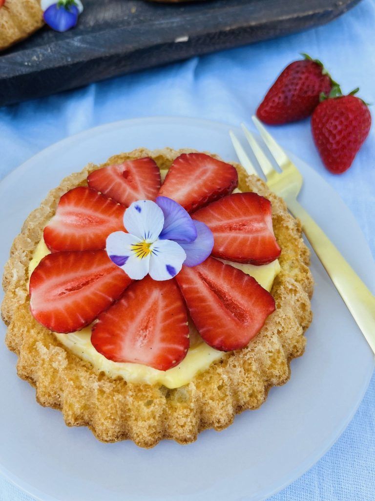 Backrezept Mini Erdbeertörtchen