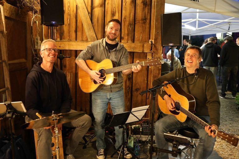 Slow Food-Gedanke einmal mehr gepflegt: Michael Huber, Andi Podgornik und Peter Sommer.