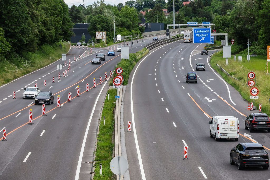Warum es auf der Autobahn bei Wolfurt bis Ende 2026 eng bleibt.