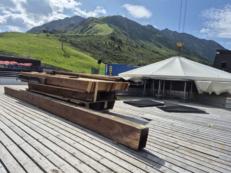 Kapell-Restaurant, Bergrestaurant Kapell, Silvretta Montafon, Umbau, Hochjoch