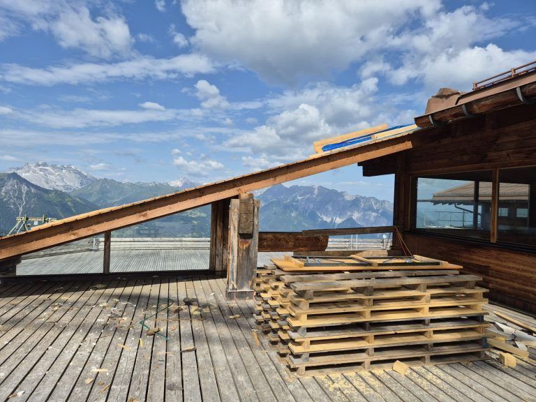Kapell-Restaurant, Bergrestaurant Kapell, Silvretta Montafon, Umbau, Hochjoch
