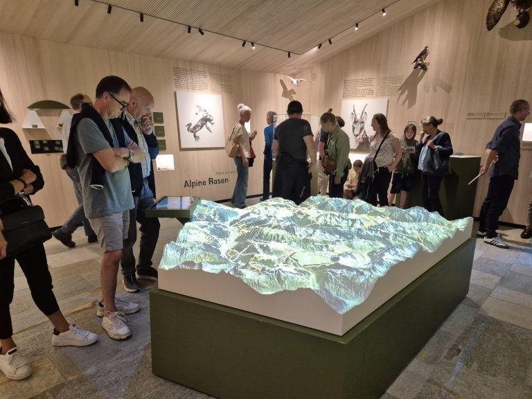 Naturraum.Verwall, Eröffnung, Ausstellungsraum