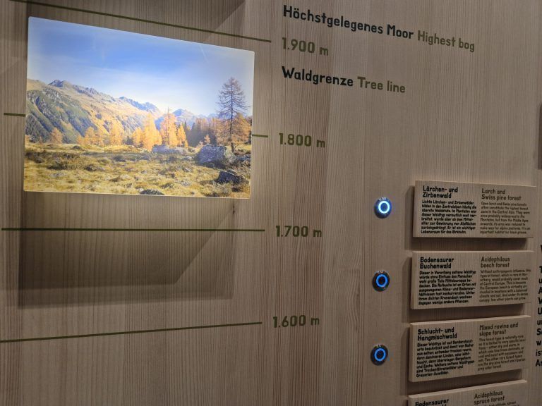 Naturraum.Verwall, Eröffnung, Ausstellungsraum