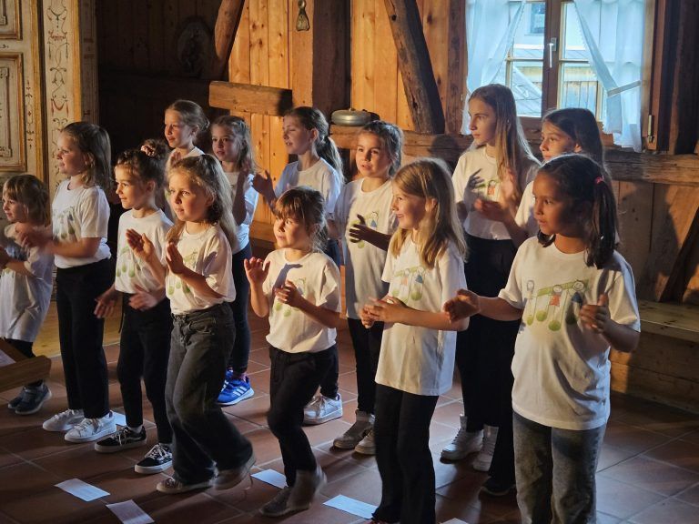 Klangerlebnis beim „Tag der Chöre“: Mit Können und Temperament begeisterten die „Singlinge“.