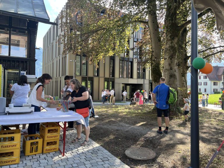 Tag der offenen Tür im Gesundheitscampus Bludenz: Die Veranstaltung sorgte für gute Stimmung bei den Gästen.