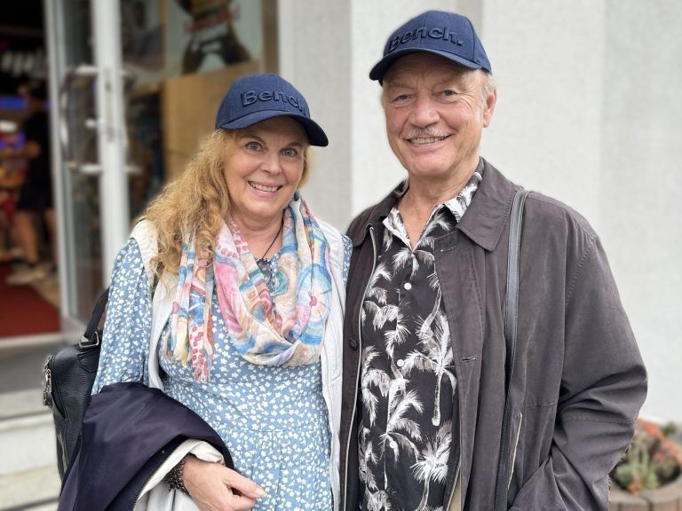 Macht und Vergänglichkeit: Unter den Besuchern: Reinhard Glatz und Judith Glatz-Polzer.