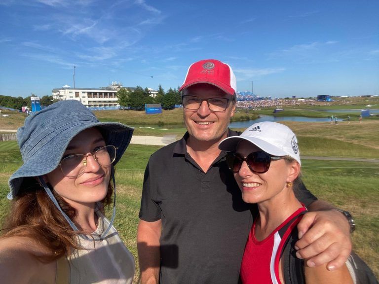 Stefan Hämmerle mit Frau Nina und Tochter Leonie
