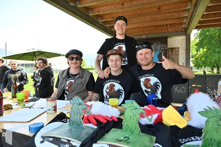 „Skateboarden ist ein Lebensgefühl“: Die Jury und der Moderator des Contests freuten sich über die ausgelassene Stimmung.