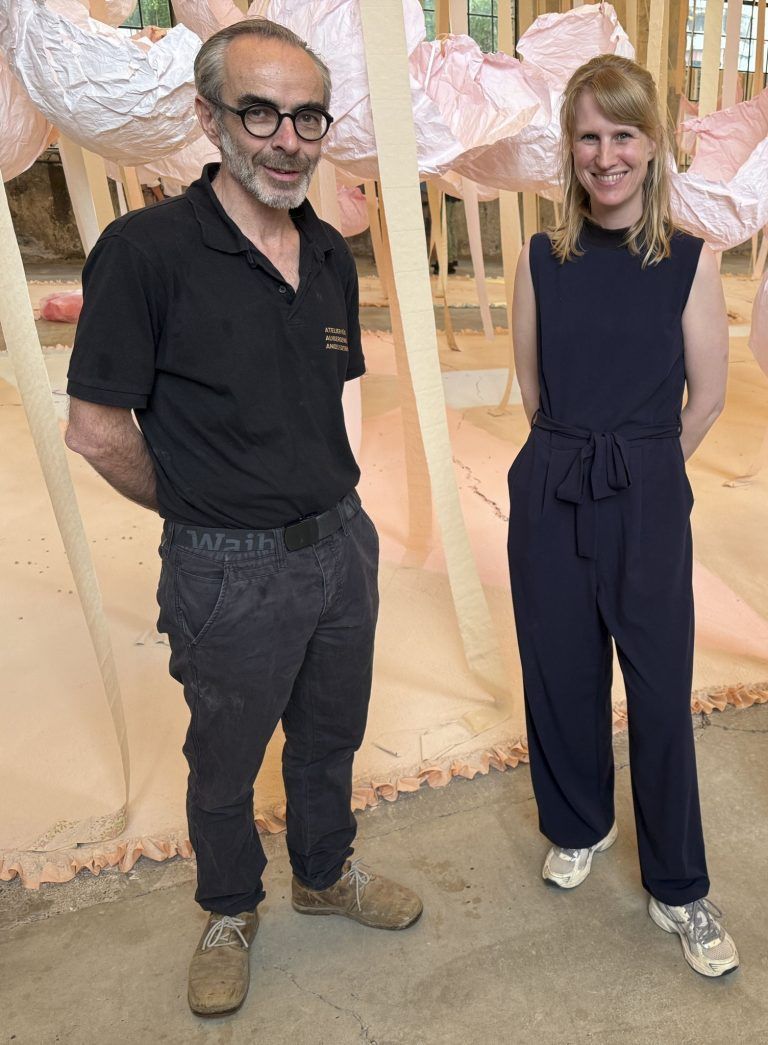 Roland Adlassnigg und Sina Wagner halfen bei der Umsetzung