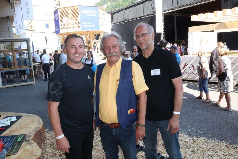 Im Großwalsertal geht es "rond": Gewerbevereins-Obmann Michael Karner, Alwin Müller (Bgm. St. Gerold) und Vizeobmann Gebhard Erhard.