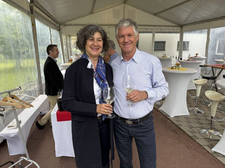 Ulrike und Gerhard Jahn schauten vorbei