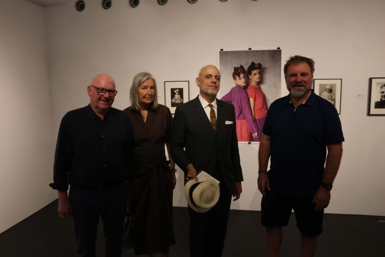 Roland Jörg, Elfie semotan, Gerald Matt und Valentin Sottopietra.