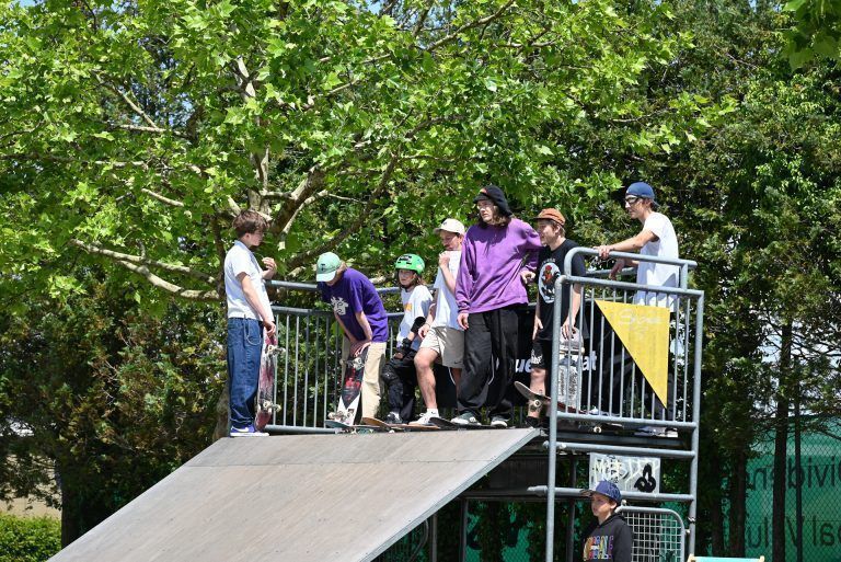 „Skateboarden ist ein Lebensgefühl“: Beim Skatecontest am Habedere zeigten junge Skater ihr ganzes Können und begeisterten das Publikum.