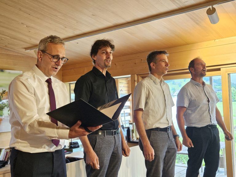 Klangerlebnis beim „Tag der Chöre“: Auch das Ensemble „Müselbacher Humöre“ war mit von der Partie.