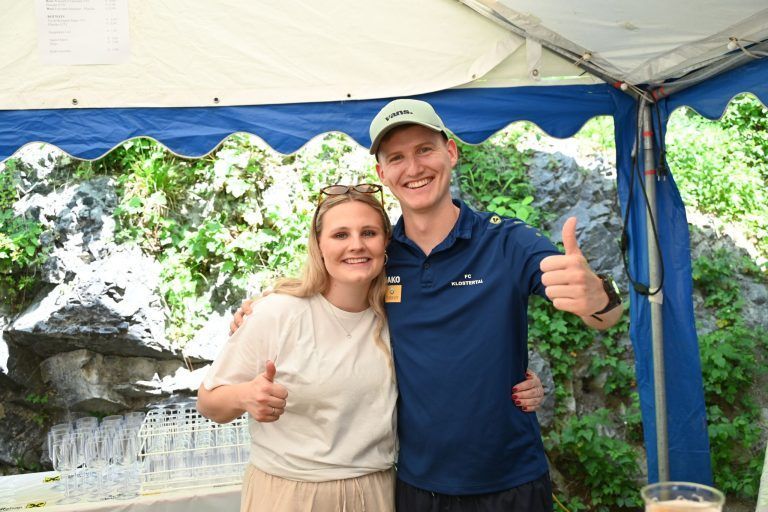 Heiße Duelle: Ein eingespieltes Team - Anna Tschugmell und Jonas Fritz.
