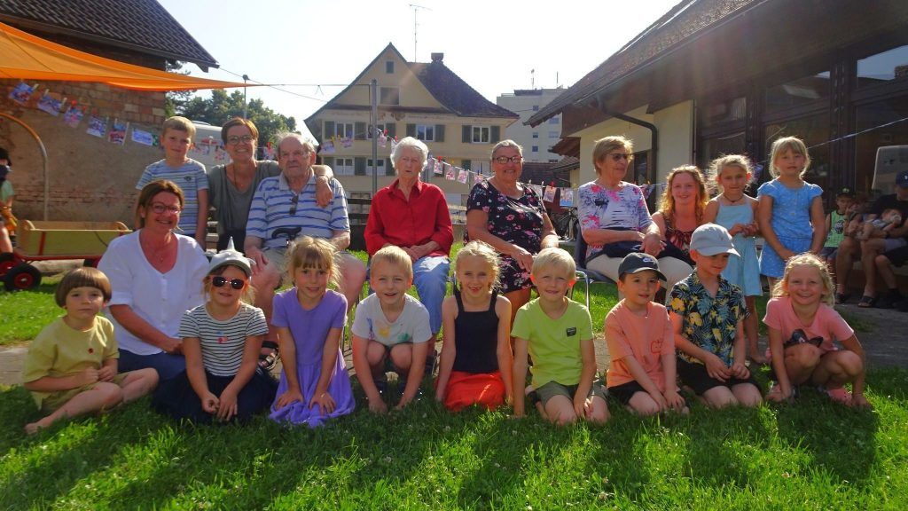 Ein Fest der Generationen am Dornbirner Kindergarten Mittelfeld