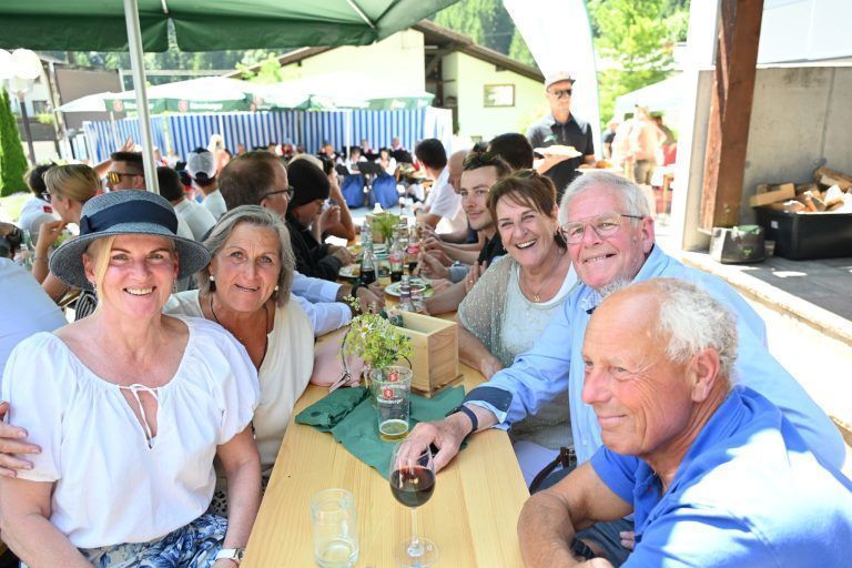 70 Jahre Bergrettung Klösterle: Tolle Stimmung bei den 70-Jahr-Feierlichkeiten.
