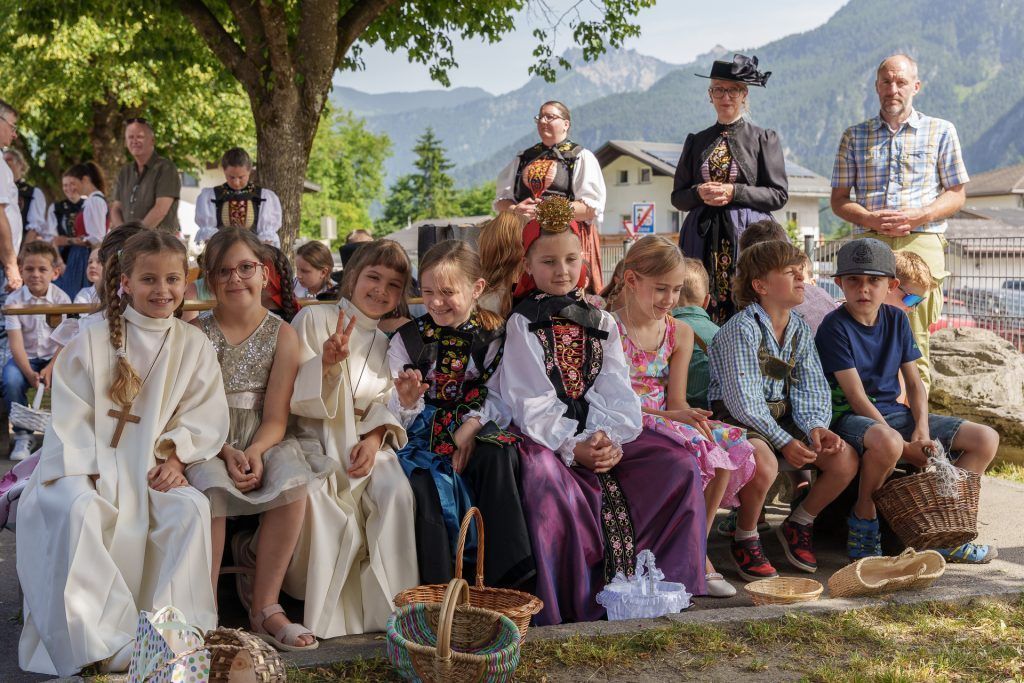 Ein stimmiges Miteinander bei der Fronleichnamsprozession in Vandans