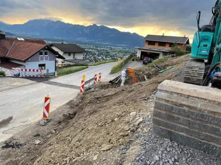 Laternser Straße wird Baustelle: Einspurbetrieb bis Ende 2026 geplant: Laternserstraße vor der Sanierung.