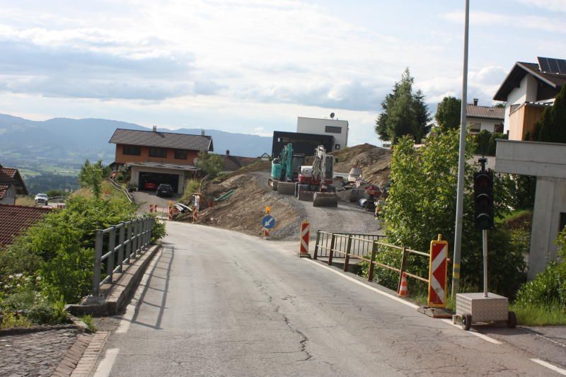 Laternser Straße wird Baustelle