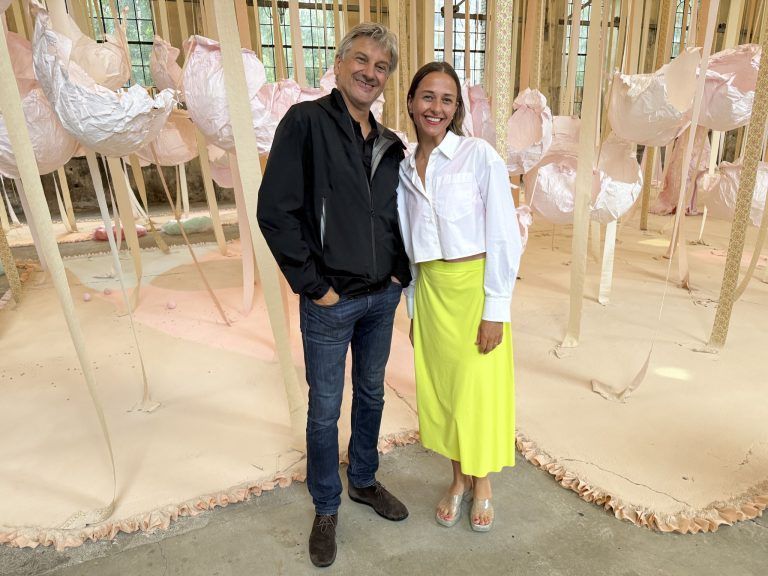 Arno Egger mit Stina Steinscherer alias DJ Pierre Ciseaux