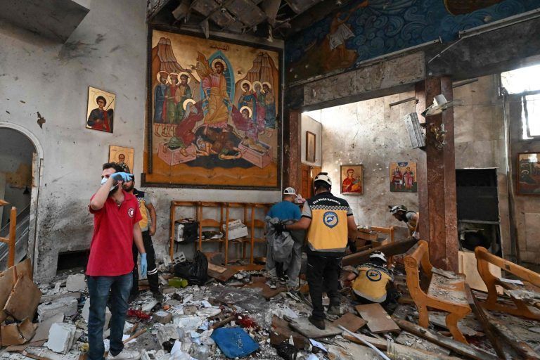 SYRIA-CONFLICT-BLAST-CHURCH