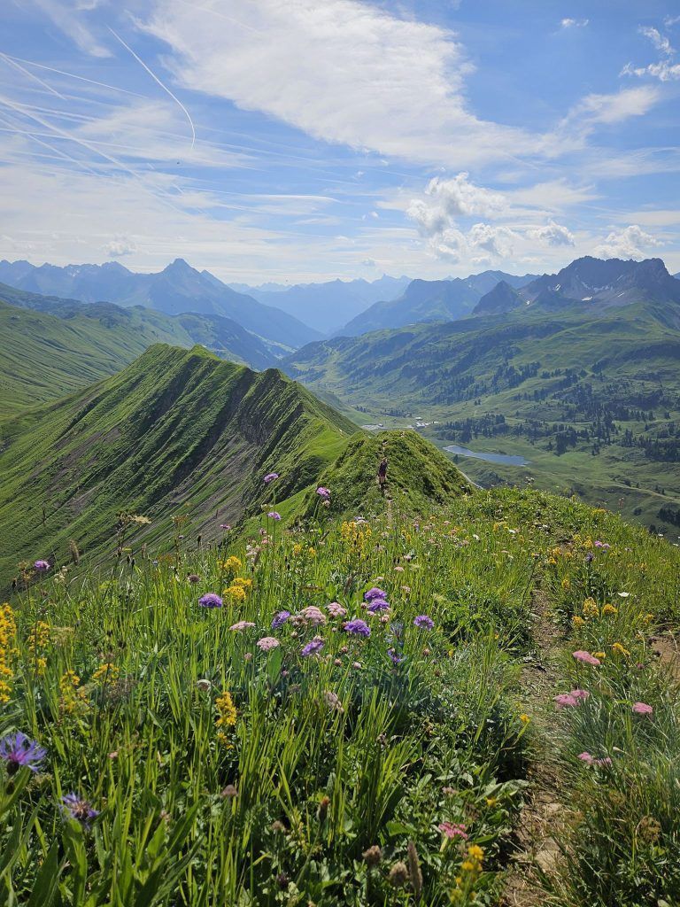 Reizvolle, kurze Gratwanderung