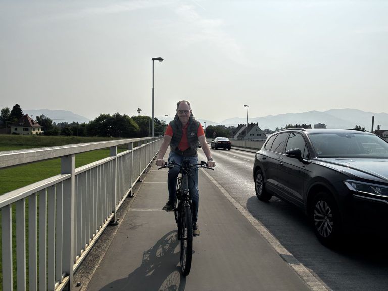 Gefährlicher Grenzverkehr: Kritik an Übergang Lustenau–Au