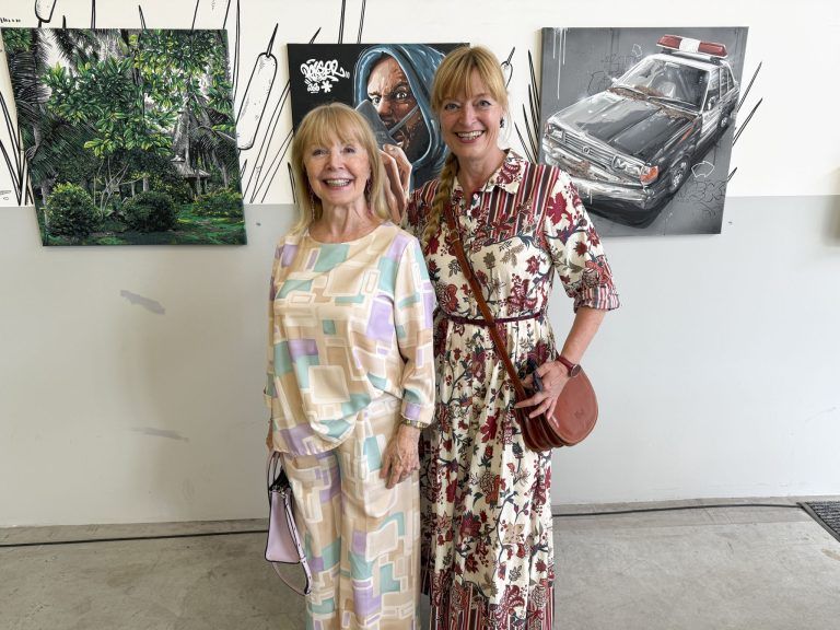 Karin Spiegel kam mit Tochter Sabine