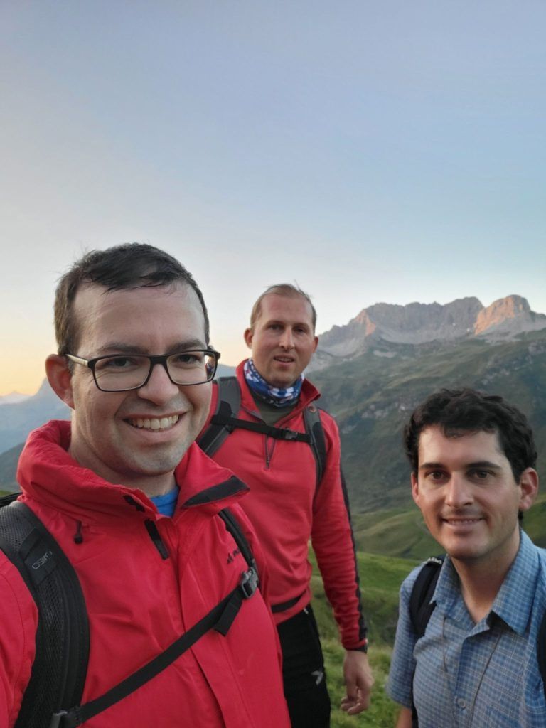 Das Bergpfarrer-Team bestehend aus Peter Rinderer, Anselm Becker und Gabriel Steiner (v.l.n.r.)