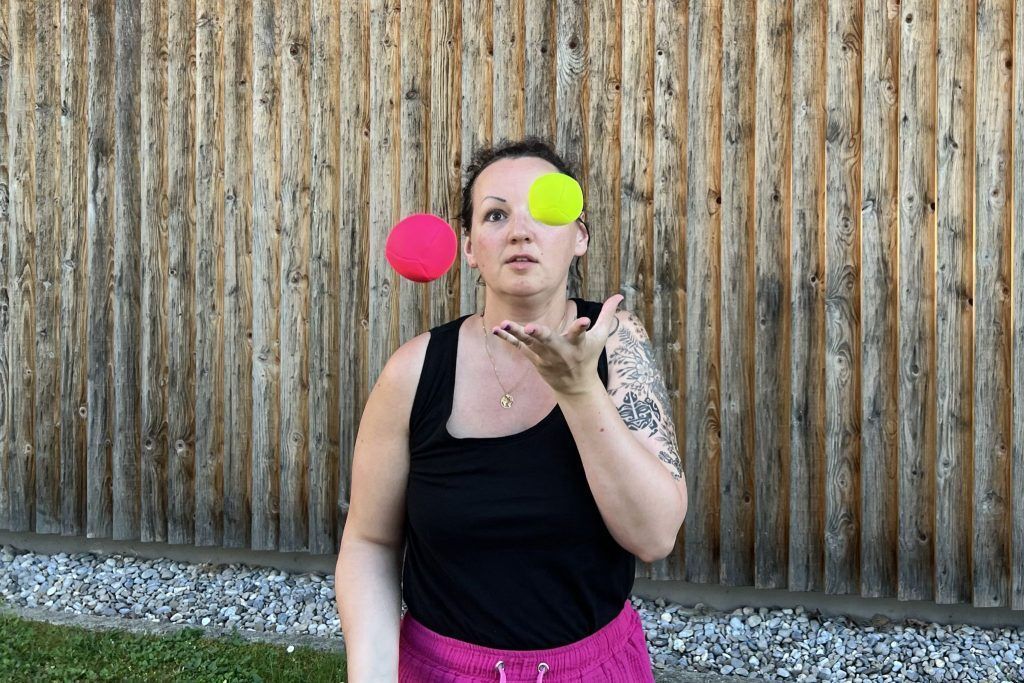 Jutta und der Traum vom Jonglieren
