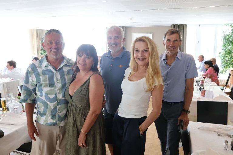 "Genussreise" im Hotel "Montfort": Gerald und Alexandra Ortner, Harry Herburger, Monika Gödl und Herbert Nagel.