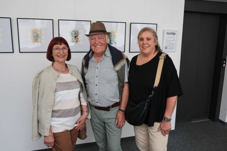"gallery.T69" wieder vielfältig und spannend: Ilse und Norbert Ender, Margit Macher-Kocher.