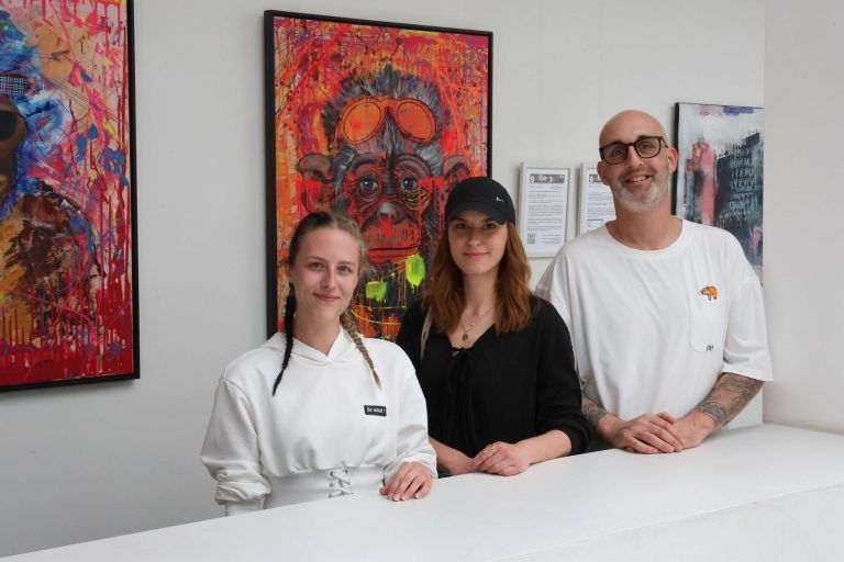 "gallery.T69" wieder vielfältig und spannend: Nina Obexer, Jessica Tafehr und Matthias Seeburger.