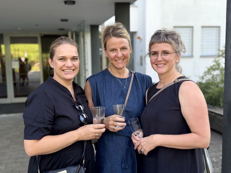 Frauensalon feierte Jubiläum: Kathrin Barbisch, Petra Bailey und Andrea Hechenberger-Schwarz.