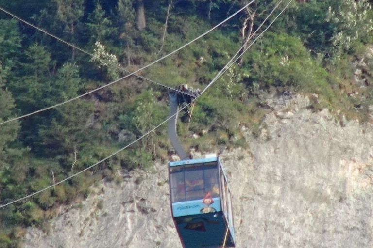 Sturmschaden Karrenseilbahn
