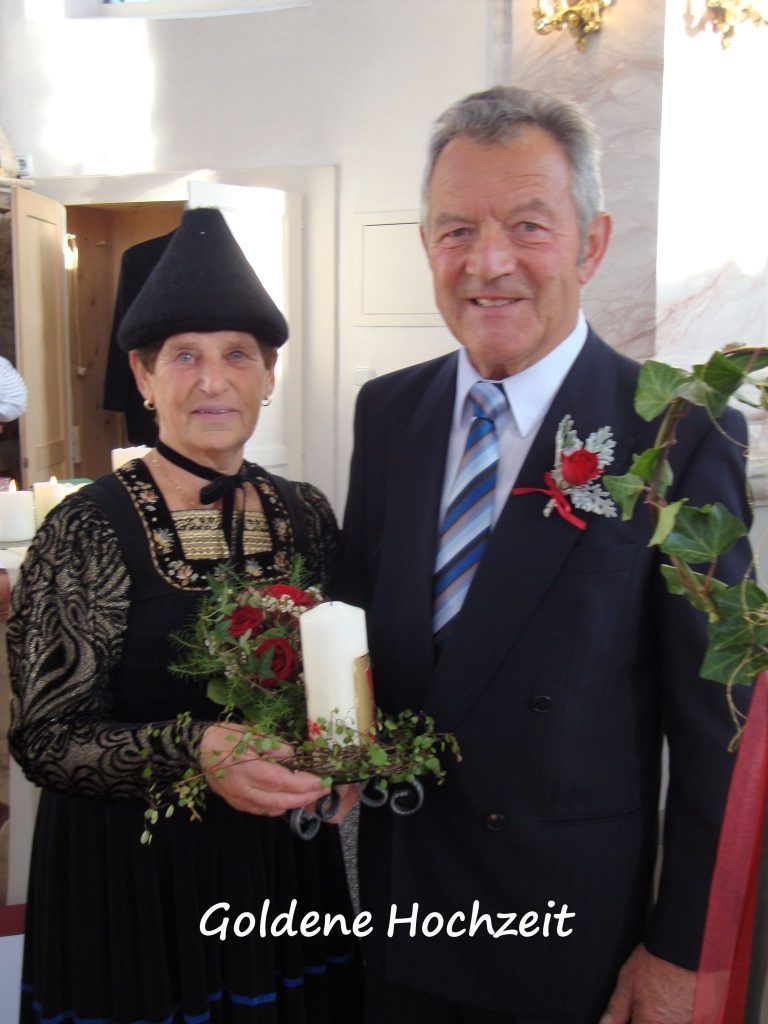 Nachruf auf Georg Gmeiner: Gemeinwohl als Herzenssache: Georg Gmeiner bei der Goldenen Hochzeit mit seiner Anni