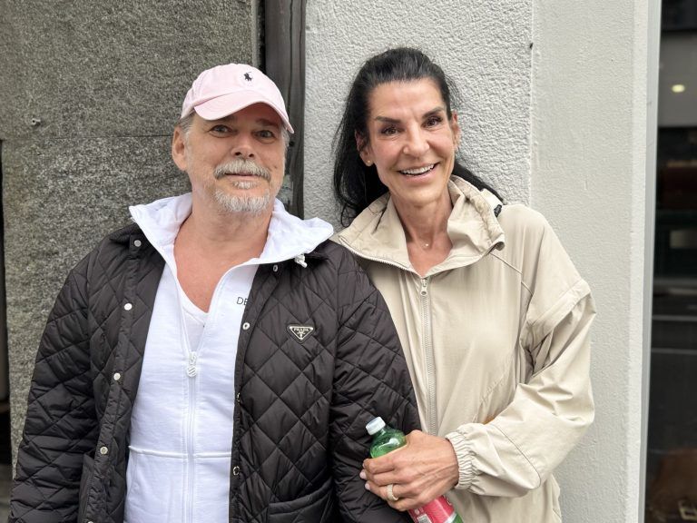 Kunst und Hotelerie: Petra Bauer (Museumscafe) mit Markus Scholz (Der Hofrat).