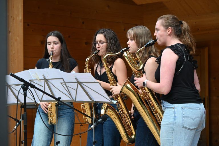 „Brandnertal Sounds“: Saxophonklänge vom Feinsten.