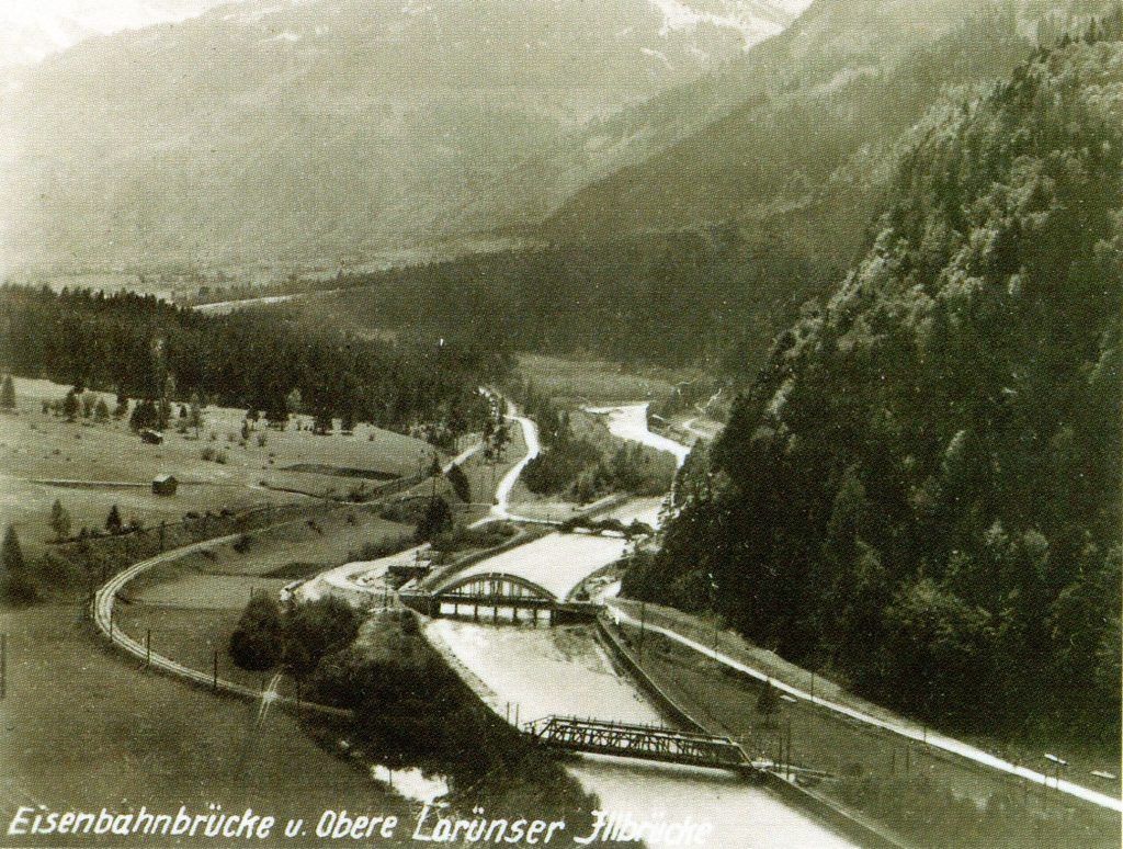 Historische Entwicklung der Brücken von Lorüns